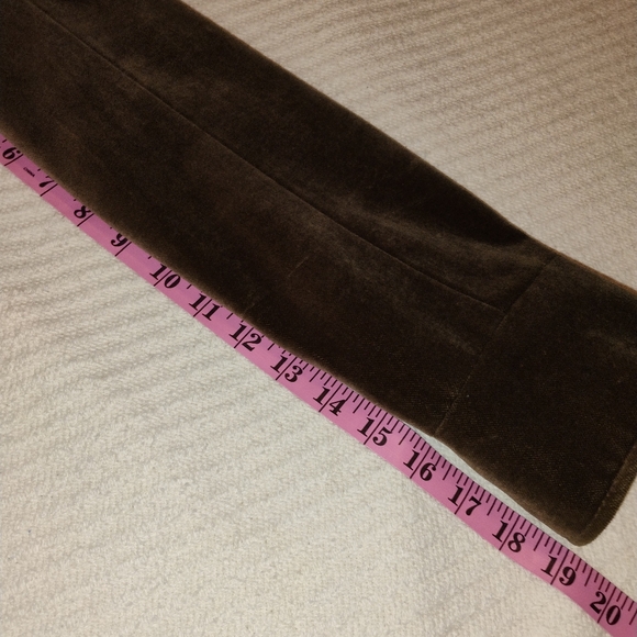 J. Crew Brown Velvet Blazer Women's Size 6 - Picture 6 of 8